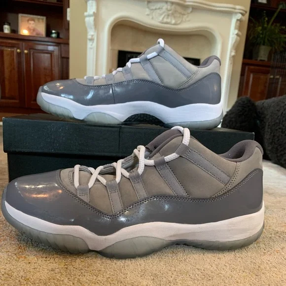 Air Jordan 11 Retro Low 10.5 cool grey/ gun smoke